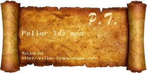 Peller Tímea névjegykártya